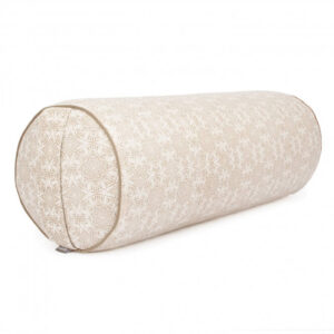 Bodhi Yoga Bodhi Maharaja Bolster jógához Madurai (ecru) 65 x 23 cm Töltelék: Kapok