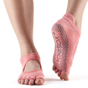 Toesox Halftoe Bellarina Grip csúszásgátló zokni Melon Méret: M 39-42,5