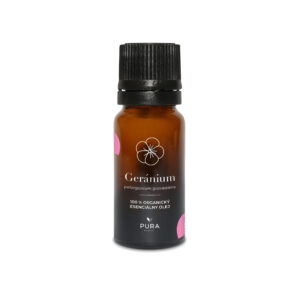 PURA product PURA 100% tisztaságú organikus Geránium illóolaj 10 ml FOOD GRADE