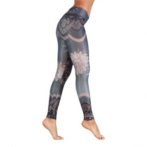 Bodhi Niyama Dancing Beauty leggings jógához és fitneszhez Méret: L
