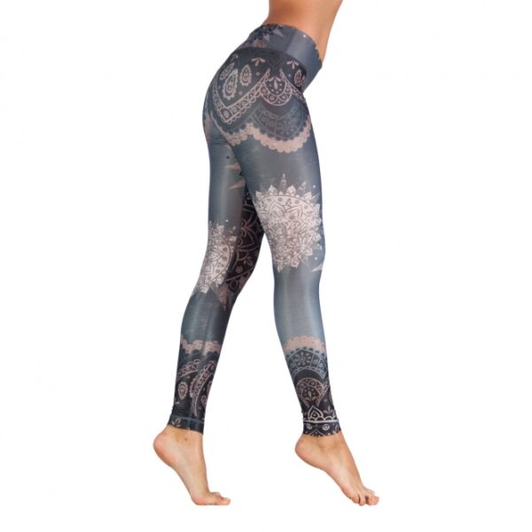 Bodhi Niyama Dancing Beauty leggings jógához és fitneszhez Méret: XL