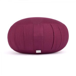 Bodhi Yoga Bodhi meditációs párna ZAFU ECO Basic tönköly töltelékkel 36 x 17 cm Szín: Padlizsán