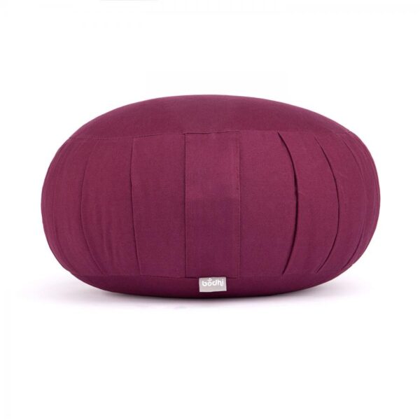 Bodhi Yoga Bodhi meditációs párna ZAFU ECO Basic tönköly töltelékkel 36 x 17 cm Szín: Padlizsán
