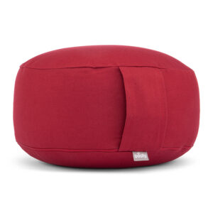 Bodhi Yoga Bodhi meditációs párna RONDO ECO 32 x 13 cm kapok töltelékkel Szín: Bordó