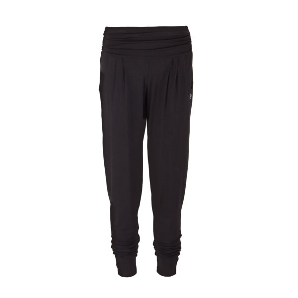 Bodhi Yamadhi Bodhi Yoga Yamadhi Loose Yoga Pants nadrág jógához fekete, zsebbel Méret: M