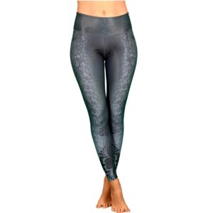 Bodhi Niyama Maori Magic leggings jógához és fitneszhez Méret: L