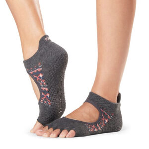 Toesox Halftoe Bellarina Grip csúszásgátló zokni Sundown Méret: M 39-42,5