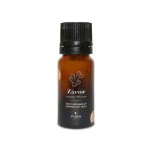PURA product PURA 100% tisztaságú bio illóolaj gyömbér 10 ml FOOD GRADE besorolással