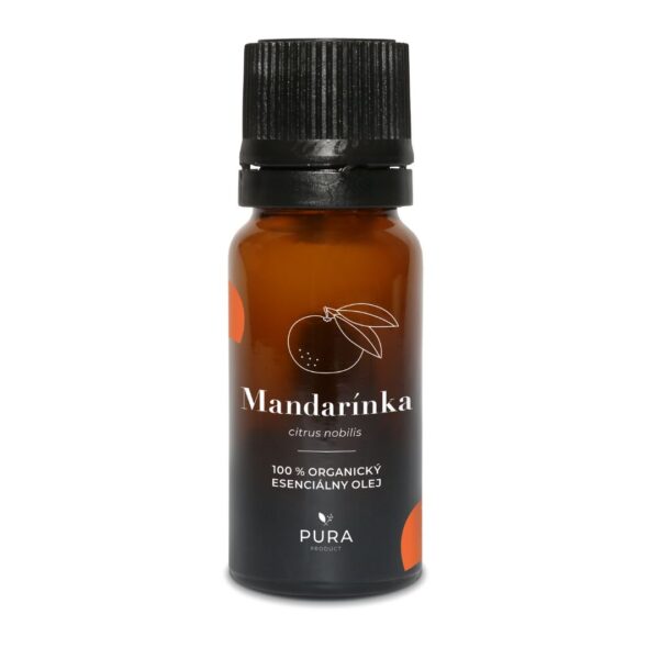 PURA product PURA 100% tisztaságú bio mandarin illóolaj 10 ml Food Grade