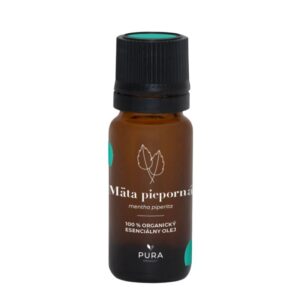 PURA product PURA 100% tisztaságú bio illóolaj Borsmenta 10 ml Élelmiszer-minőségű