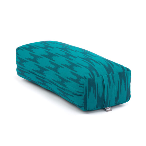 Bodhi Yoga Bodhi Salamba Bolster jógához ETHNO cseppgyűjtemény 100% pamut 64 x 25 cm Farba: Tyrkysová