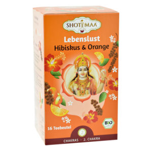 Shoti Maa Tea Shoti Maa ájurvédikus BIO tea Hibiszkusz & Narancs kivonattal 16 x 2g