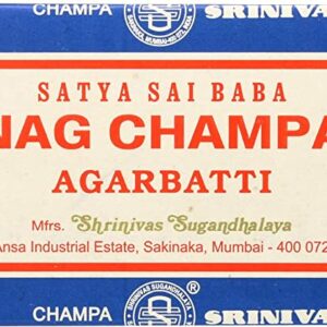 Ancient wisdom Sai Baba Nag Champa Agarbatti füstölőpálcák 100 g