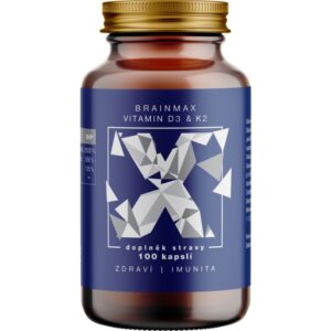 BrainMax D3- és K2-vitamin, D3 5000 NE / K2 mint MK7 150 mcg, 100 kapszula