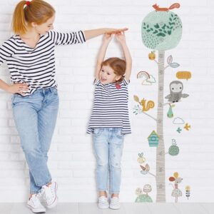 Aranyos falmatrica gyerekszobába erdei állatkák