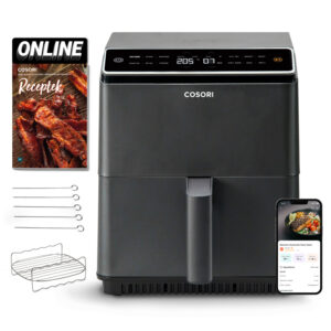 Cosori Dual Blaze Forrólevegős Sütő (Sötétszürke) CAF-P681S-KEUR