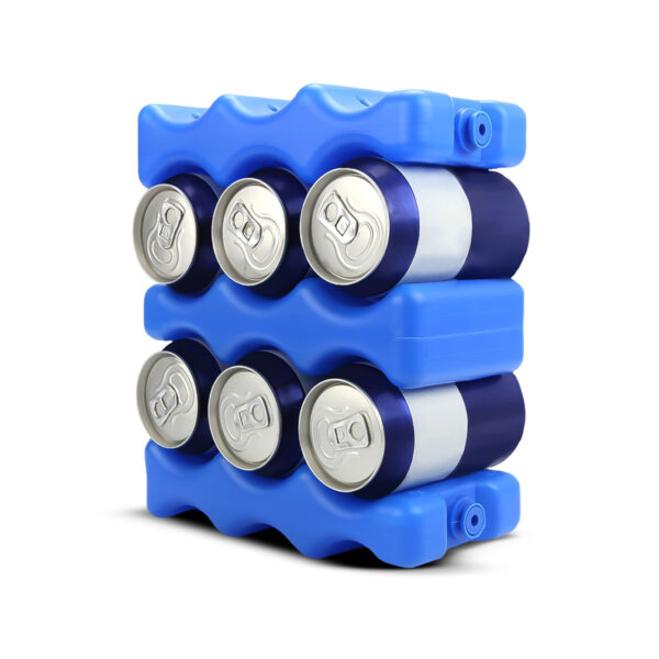Formatervezett jégakku - 600 ml - 6 db italospalacknak