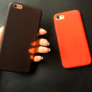 Hőérzékelős iPhone tok 6/6S/6 Plus/6S Plus fekete iPhone 6 Plus/6S Plus