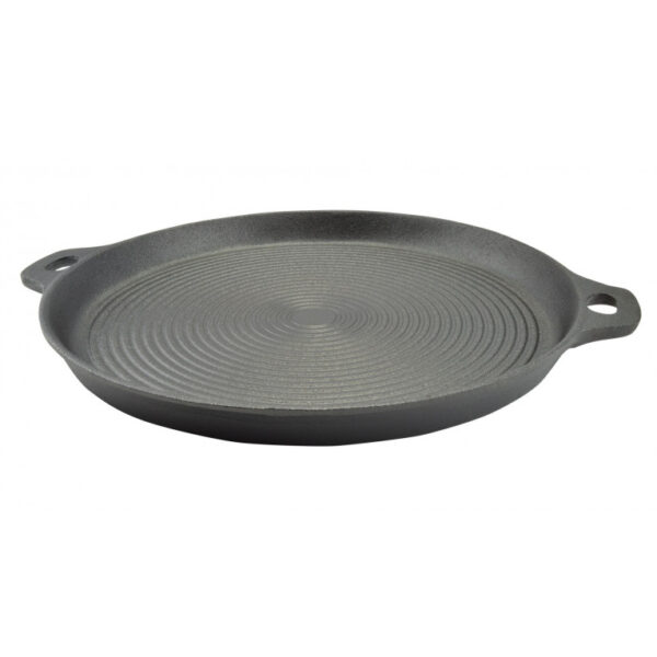 Öntöttvas Grill lap - grill serpenyő kerek