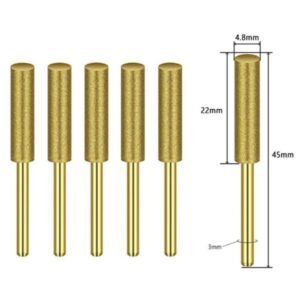 Láncfűrész élező fej - 5db-os szett 4.8 mm