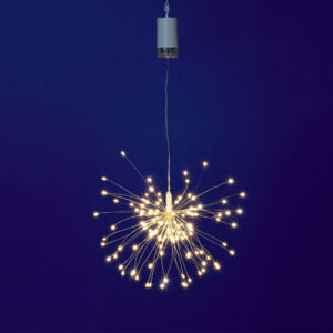 Micro LED-es tüzijáték dekoráció, melegfehér, 8pr.