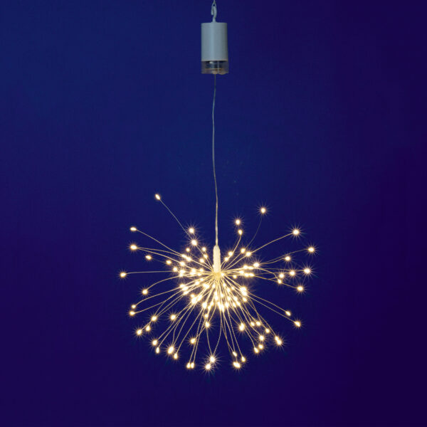 Micro LED-es tüzijáték dekoráció, melegfehér, 8pr.