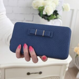 Női clutch táska Kék