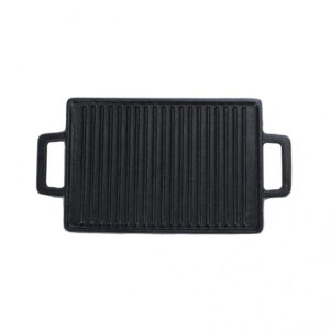 Öntöttvas Grill lap mini 2 oldalas 28,5*14,5cm,