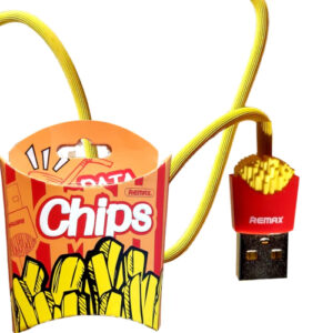 Chips dizájnos töltőkábel, 1 m