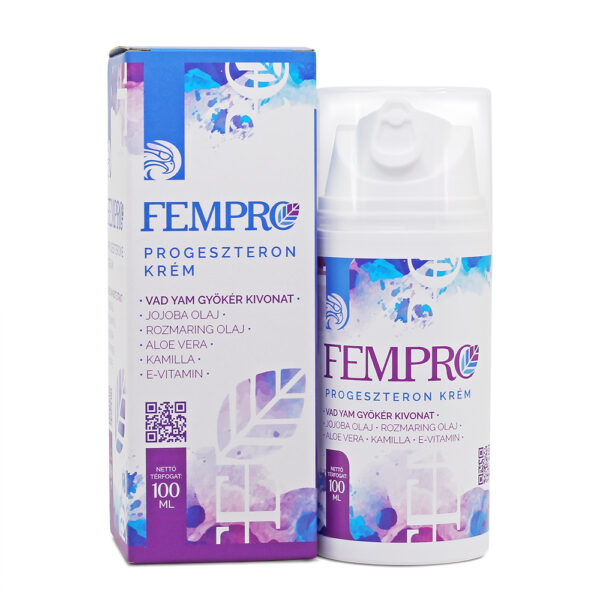 FemPRO Progeszteron krém, 100ml (3 db)