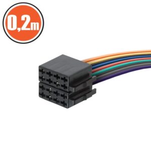 ISO csatlakozó aljzat 0,2 m