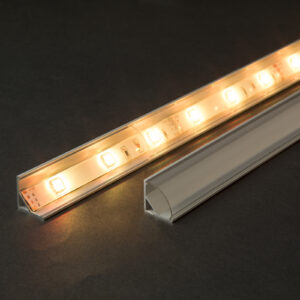 LED aluminium profil takaró búra átlátszó 2000 mm