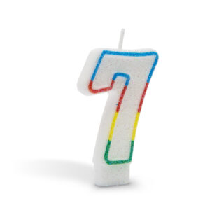 Tortagyertya szám - 7cm "7"