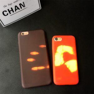 Hőérzékelős iPhone tok 6/6S/6 Plus/6S Plus piros iPhone 6/6S