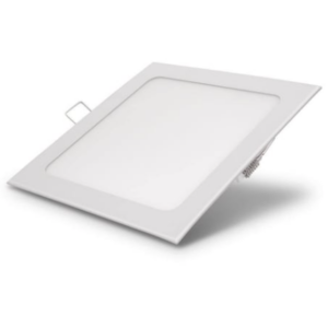 Négyzet alakú sülyesztett LED Panel - 18 W - hideg - fehér