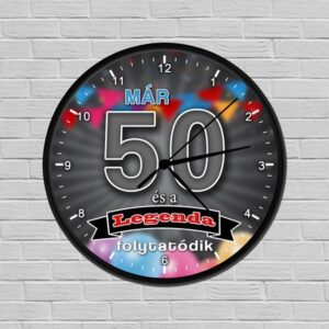Legendás születésnapi óra 50
