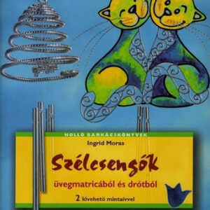 Szélcsengők üvegmatricából és drótból