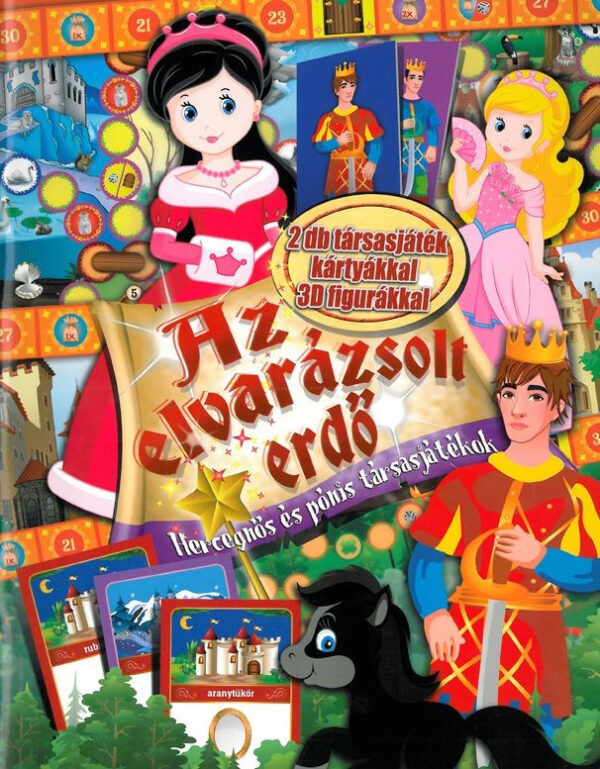 Az elvarázsolt erdő - Hercegnős és pónis társasjátékok