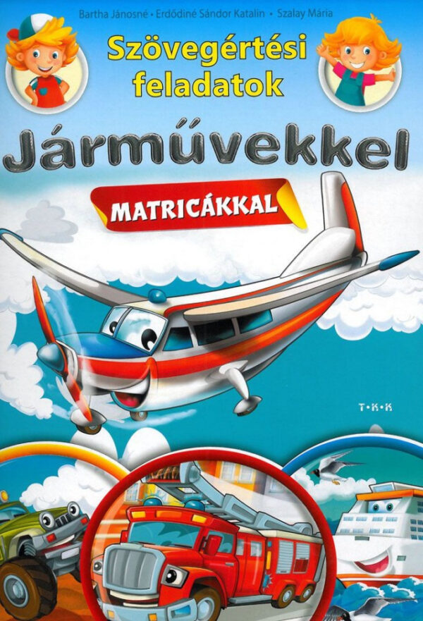 Szövegértési feladatok - Járművekkel, matricákkal