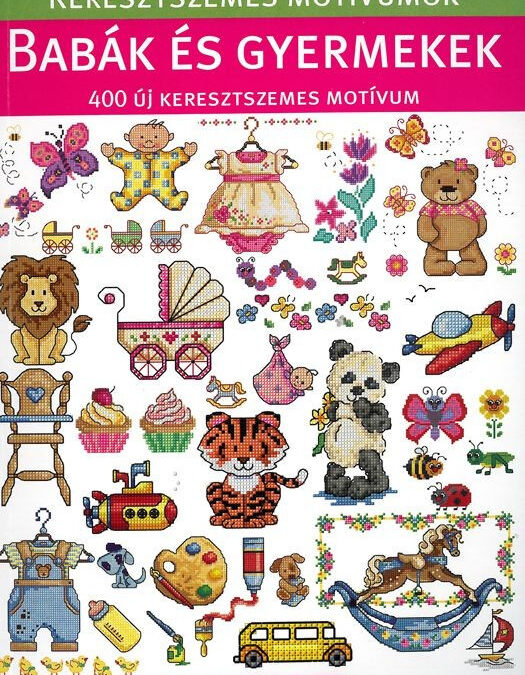Keresztszemes motívumok – Babák és gyermekek