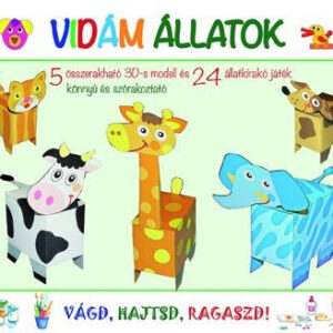 Vidám állatok - modellkönyv
