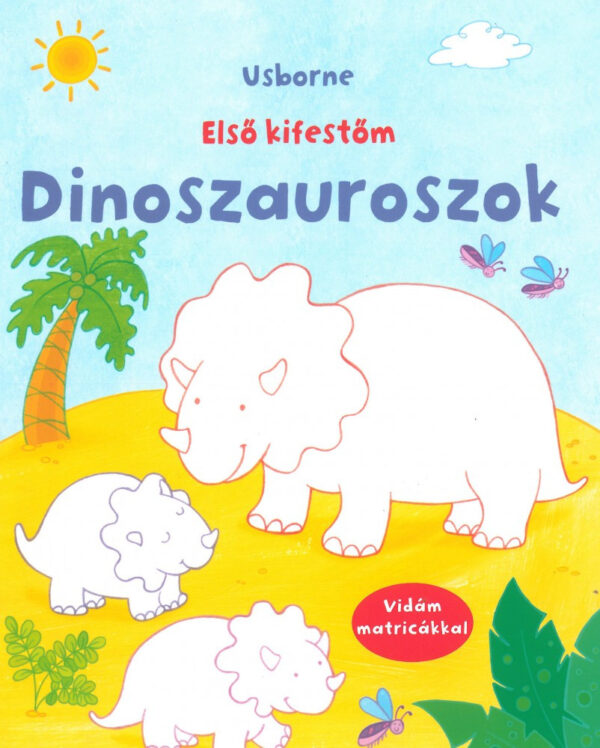 Dinoszauruszok - első kifestőm