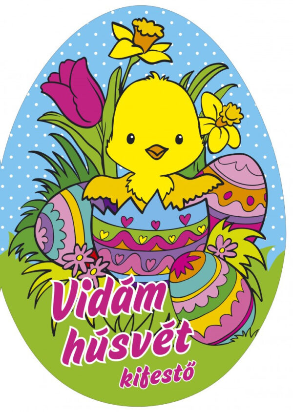 Vidám húsvét - kifestő