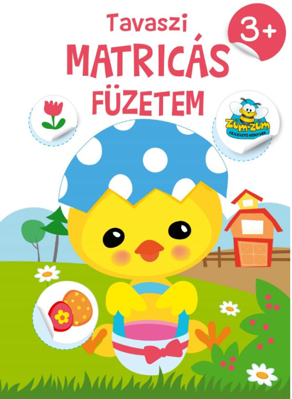 Tavaszi Matricás Füzetem 3+