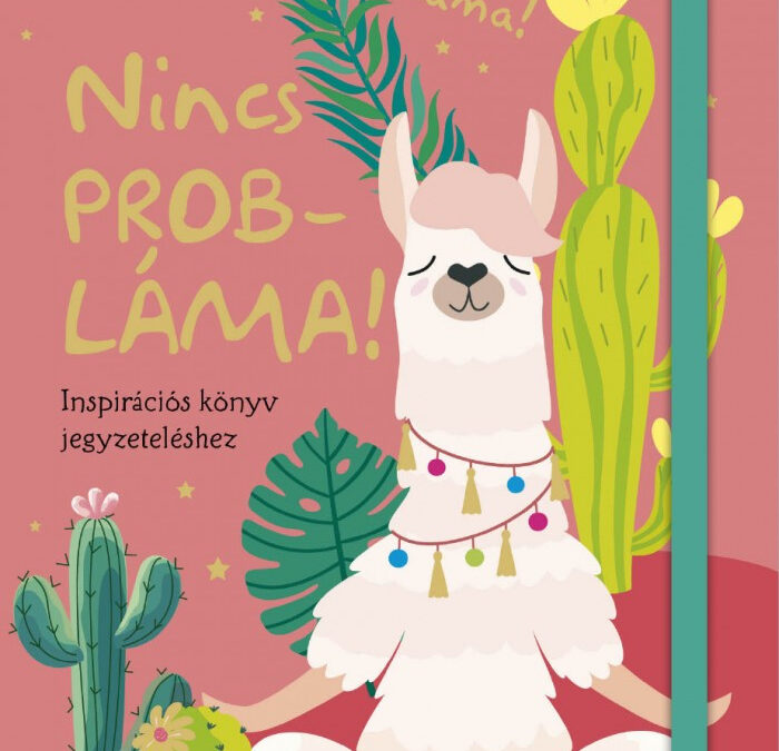 Nincs PROBLÁMA-Inspirációs könyv jegyzeteléshez /Gumiszalagos Inspirációs könyv/