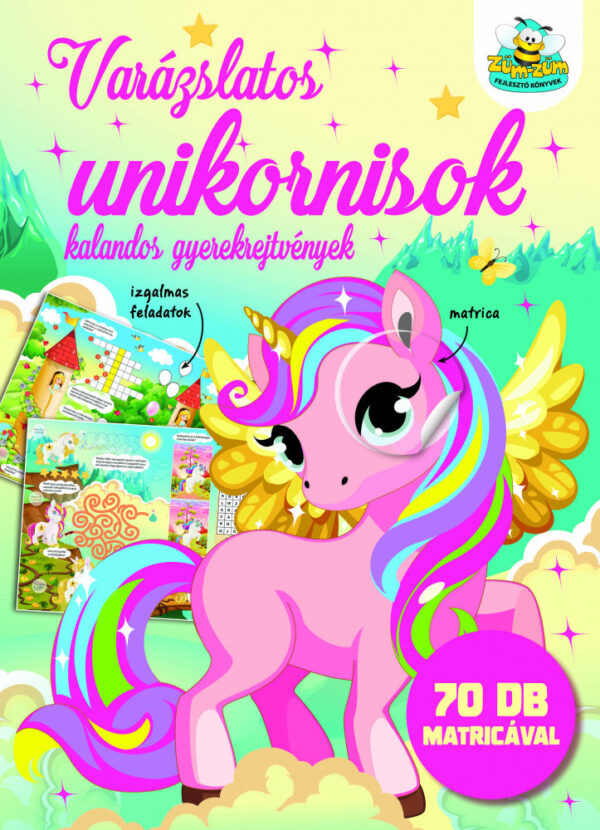 Varázslatos unikornisok - kalandos gyerekrejtvények