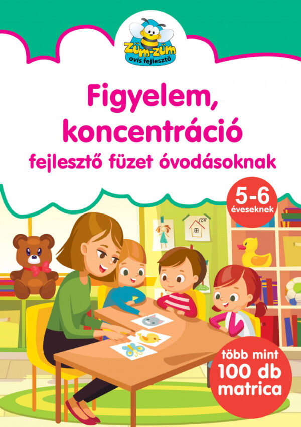 Figyelem, koncentráció - fejlesztő füzet óvodásoknak