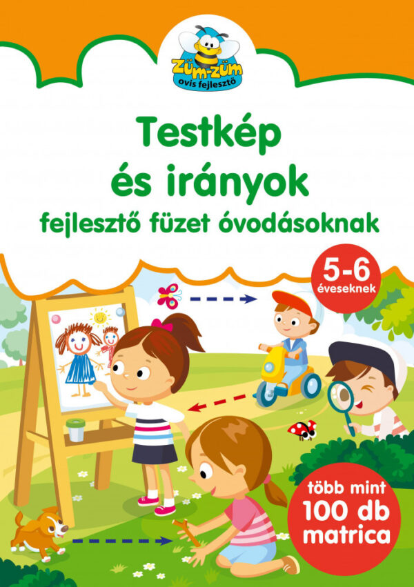 Testkép és irányok - fejlesztő füzet óvodásoknak