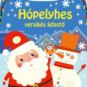 Hópelyhes versikés kifestő