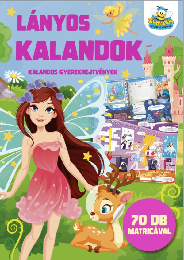 Lányos kalandok - kalandos gyerekrejtvények